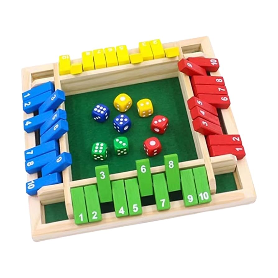 【美品：ボードゲーム】手本引き Amazon | KLKCMS シャットザボックス知育玩具興味深い